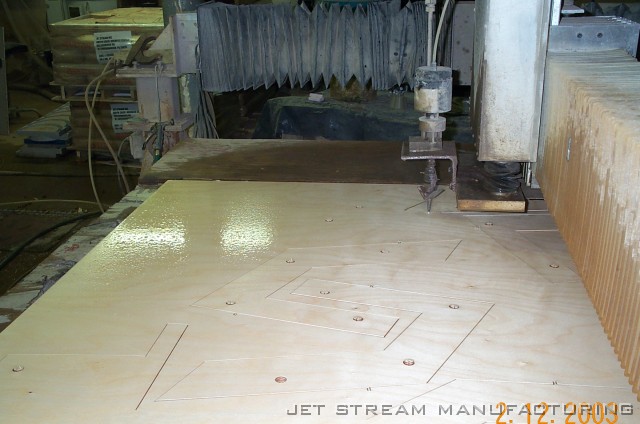 Waterjet Cut Plywood Parts 4 [3 of 5]. JET STREAM MANUFACTURING